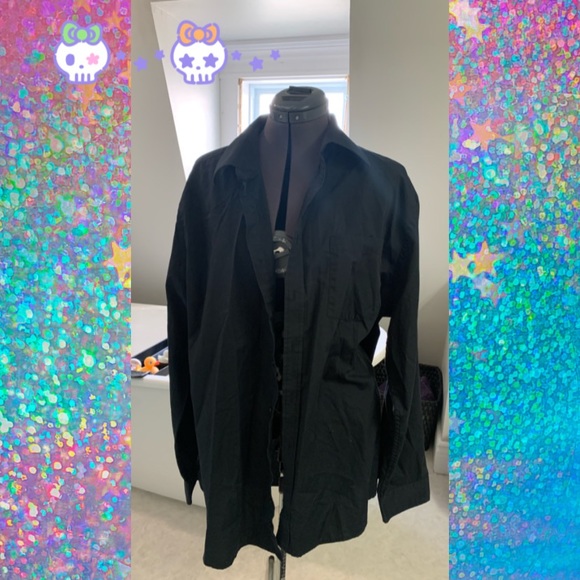 Men’s Black Dress Shirt - Picture 1 of 3